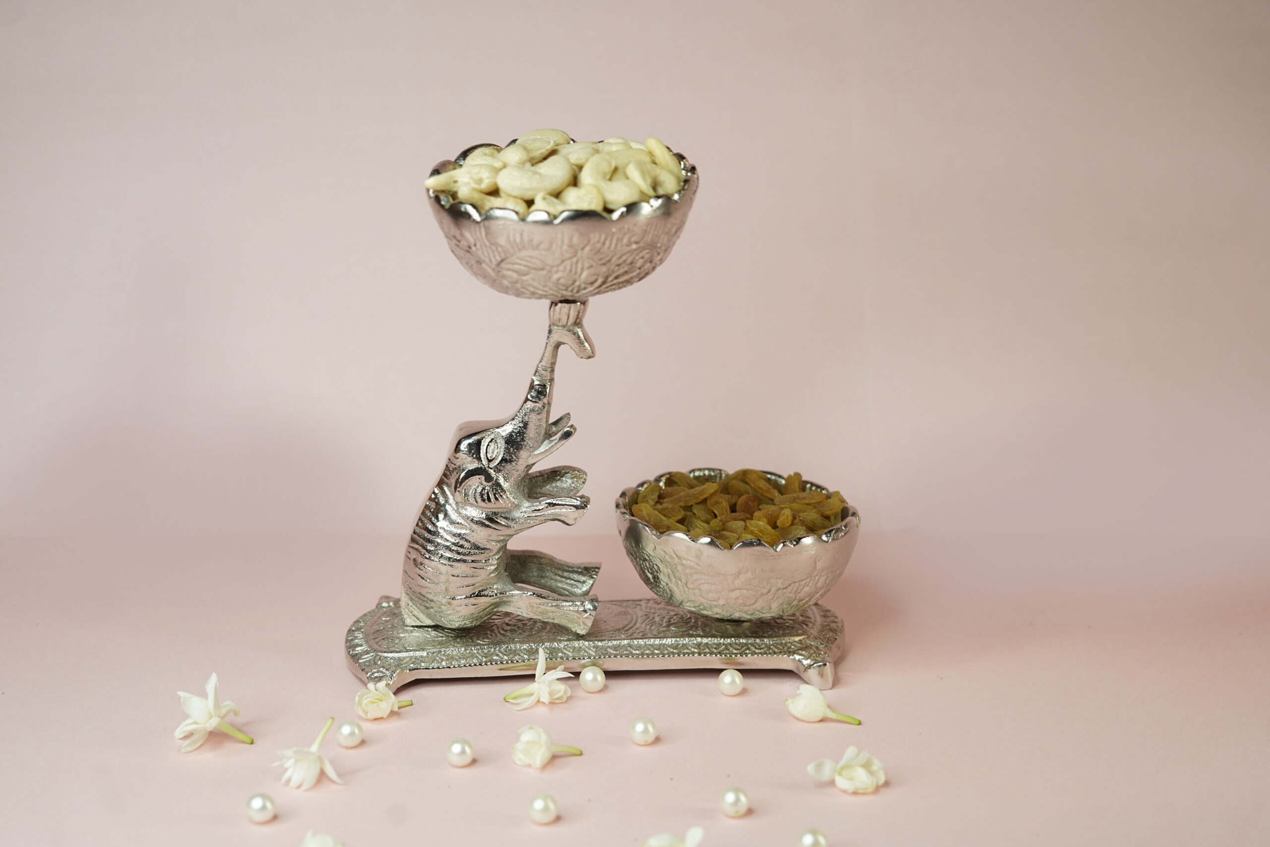 Royal Elephant Twin Dry Fruit Stand