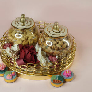 Golden Harmony Dry Fruit Duo Set