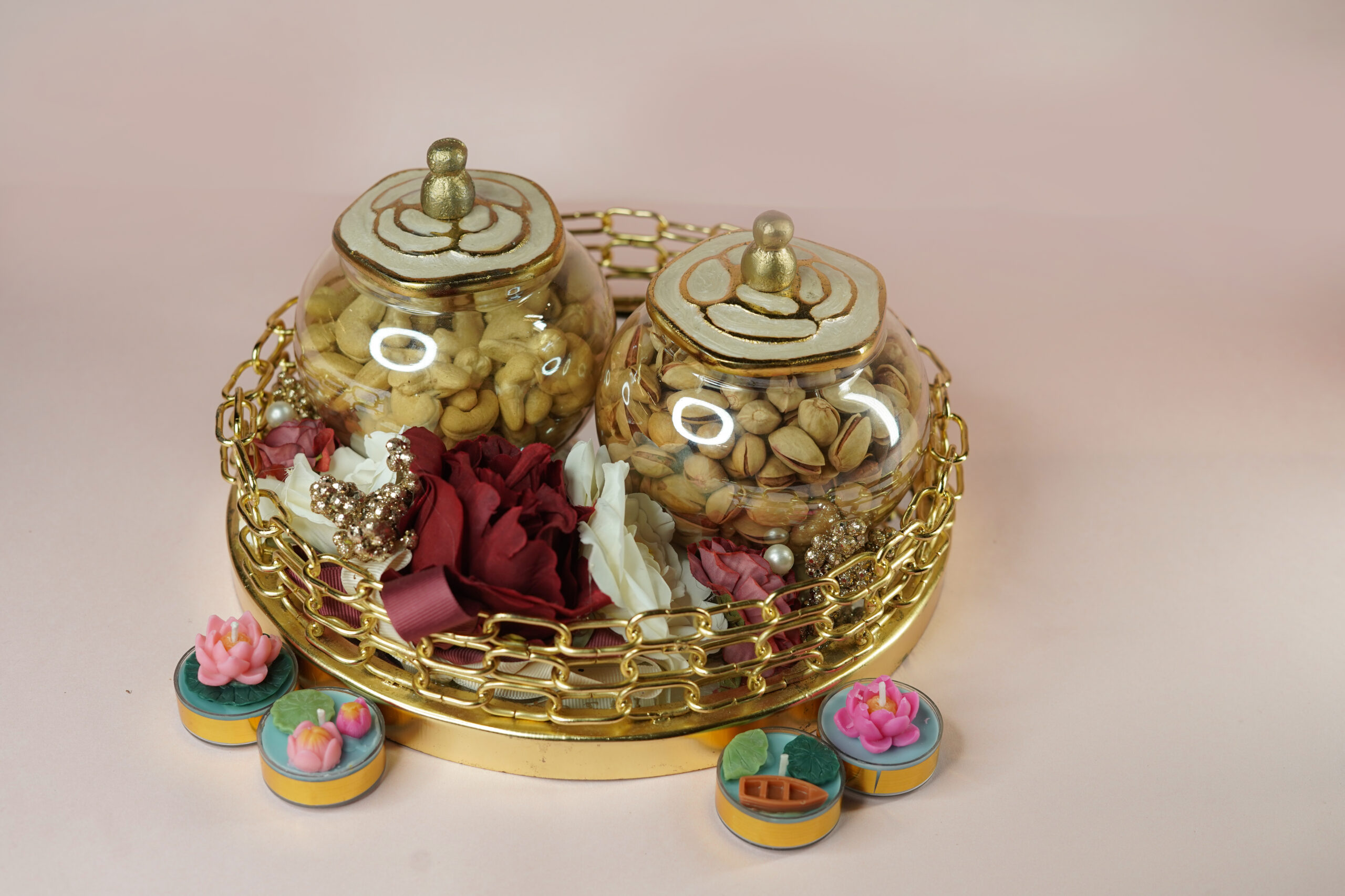 Golden Harmony Dry Fruit Duo Set